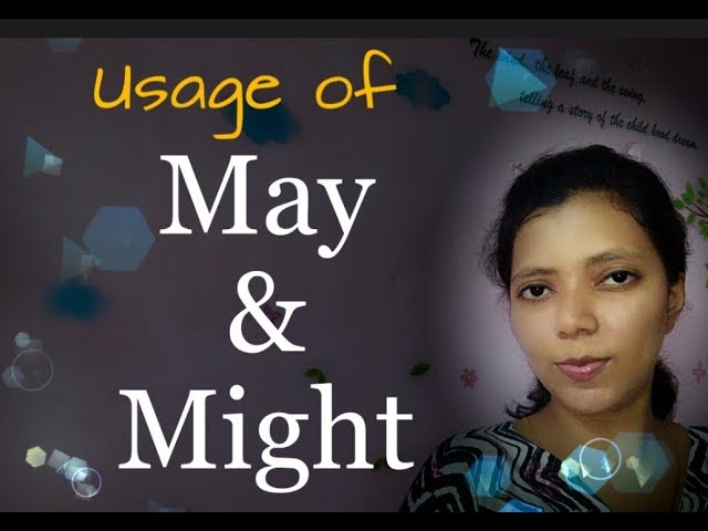 Usage Of May Might Spoken English Through Tamil Lesson 34 Youtube
