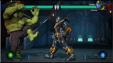 HULK & GAMORA VS THANOS & MORRIGAN  /  MARVEL VS CAPCOM : INFINITE  /  FIGHT