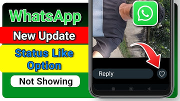 WhatsApp Status Like Option New Update | How to Fix WhatsApp Status Like Button Option Not Showing