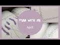 • Plan with me April • оформление планера •