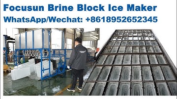 How brine block ice machine works？