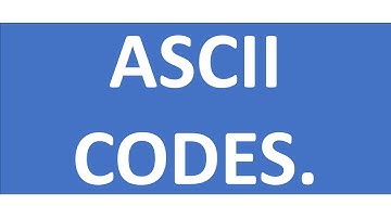 "Exploring ASCII Codes: Understanding Character Encoding"