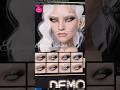 Eyeshadows Who Comes With Eyeliner VS Without Eyeĺiner. #secondlife #cosmetics #extract #shorts