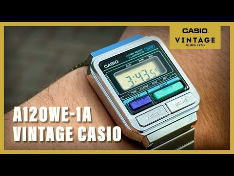 Unboxing The Casio Vintage A120WE-1A - YouTube