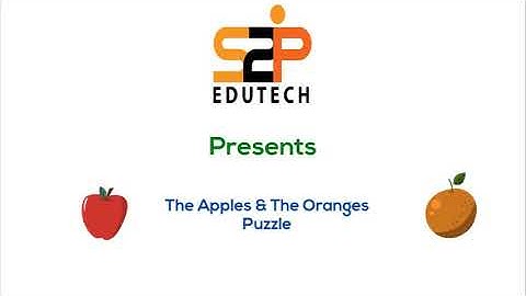 Apples and Oranges puzzle