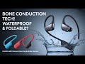 HUHD-HA13 Second Generation Bone Conduction Earphone | Waterproof & Folding |