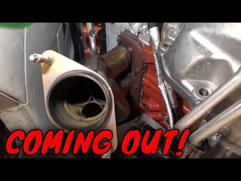 The COMPLETE removal of Dodge Charger Exhaust Manifolds.