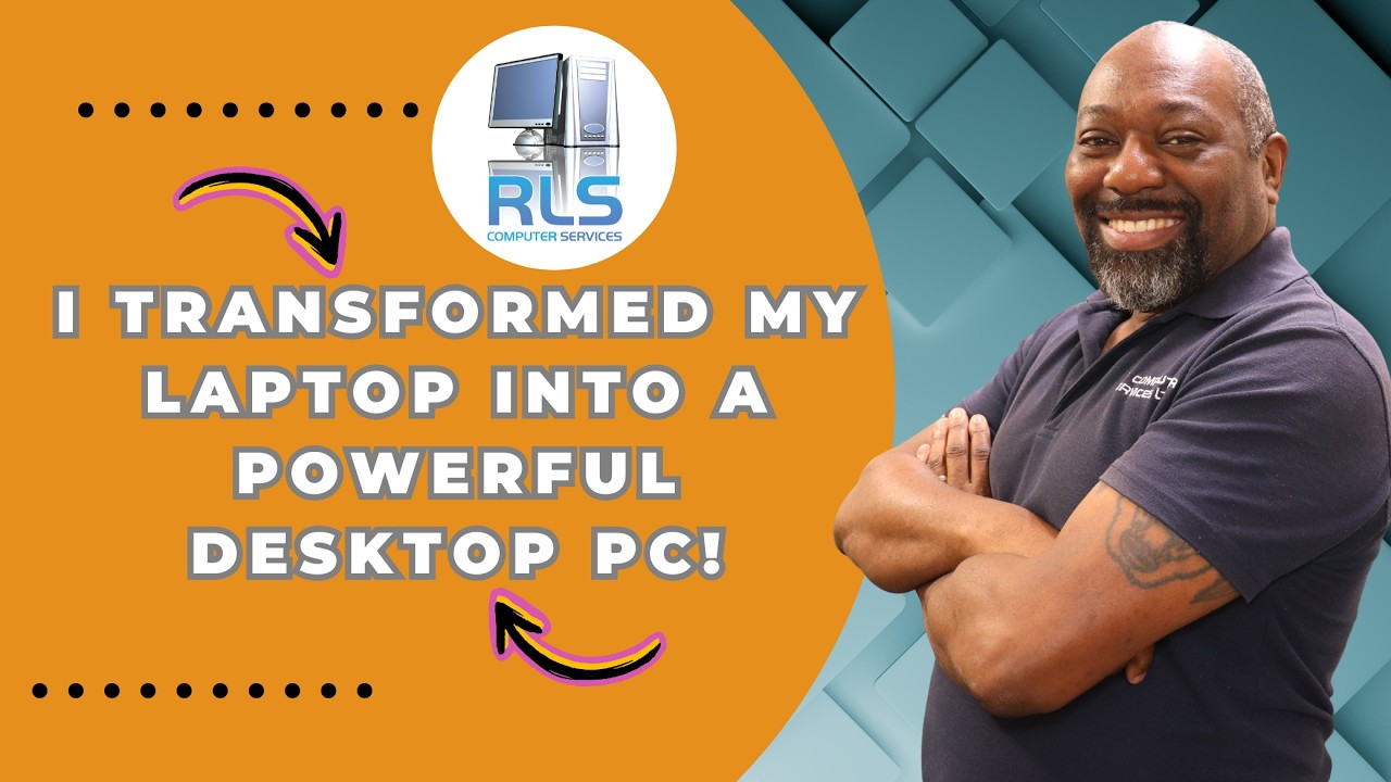 Transform Into A Computer I converted My Laptop into a POWERFUL Desktop PC! - YouTube