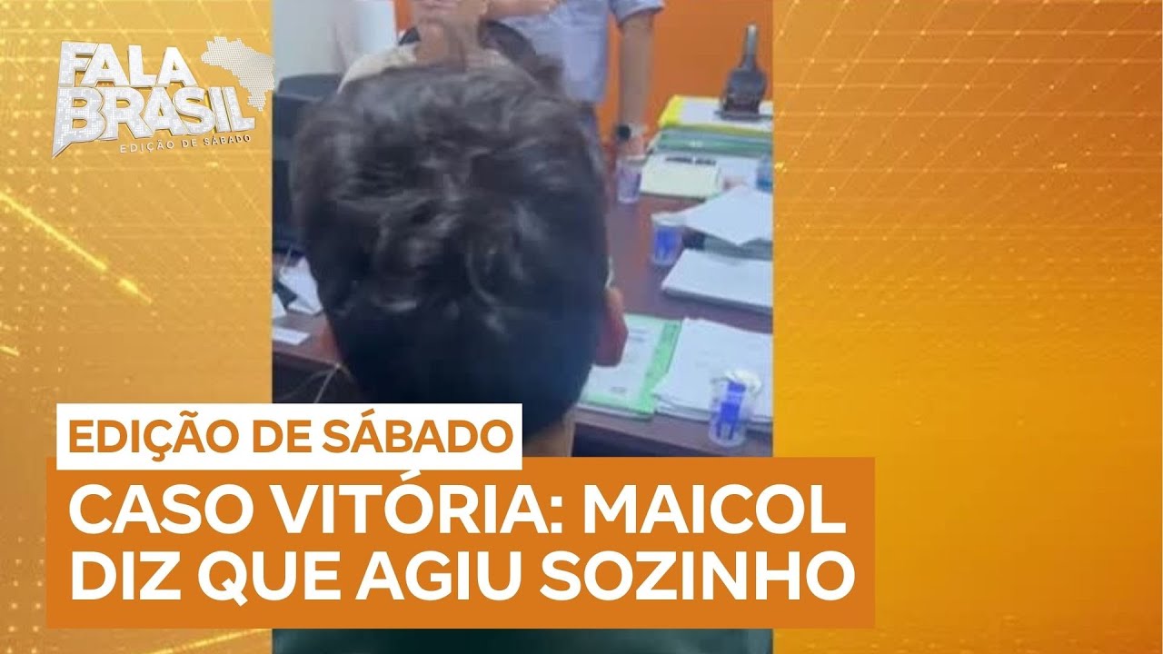 Em confissão, Maicol nega ter cortado o cabelo de Vitória e diz que agiu sozinho