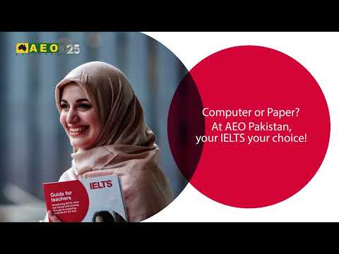 IELTS at AEO Pakistan | Register now at www.aeo.com.pk