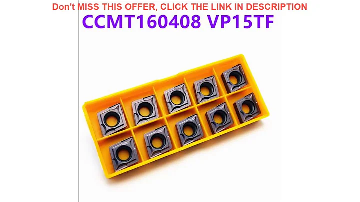 Slide Tungsten Carbide Tools CCMT120408 VP15TF Carbide Inserts for CNC Stainless Steel CNC Turning