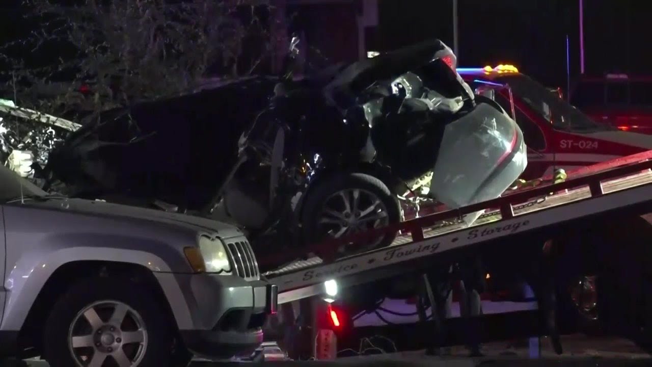 Man driving stolen Kia dies in crash while fleeing from police - YouTube