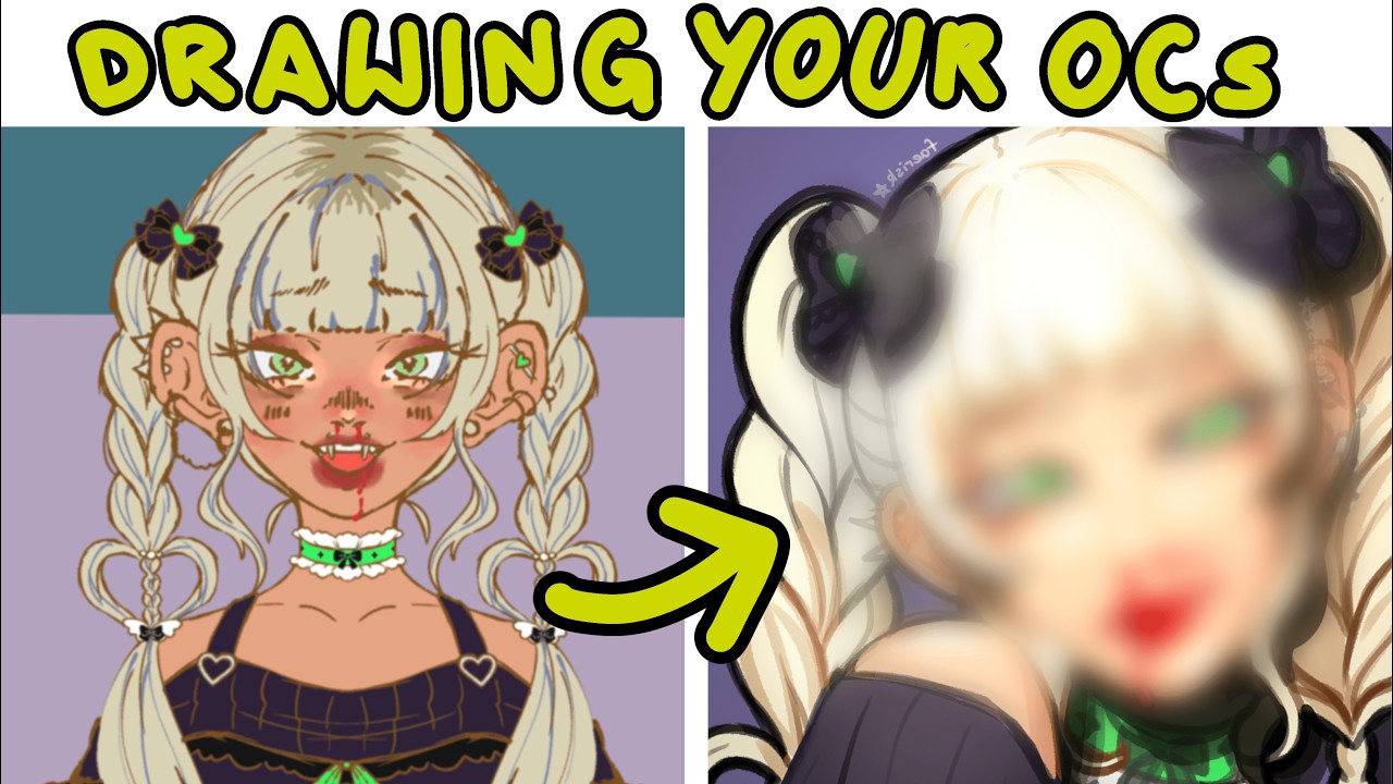 Drawing YOUR OCs in MY Style! ️ - YouTube