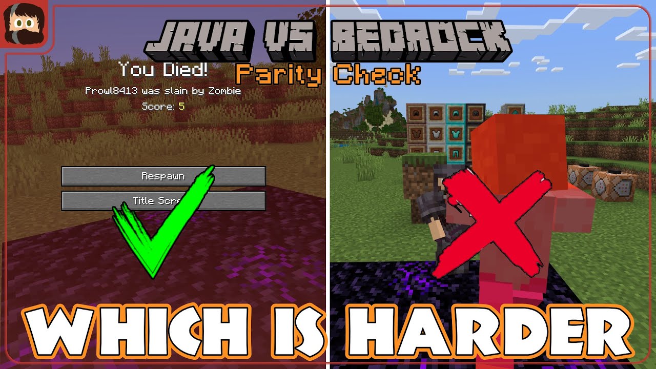 Is Bedrock harder than Java?