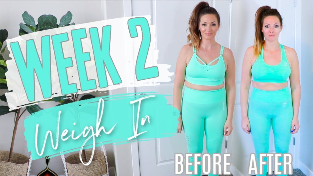 WEEK 2 WEIGH IN Fitting back into my clothes 💃🏼 YouTube