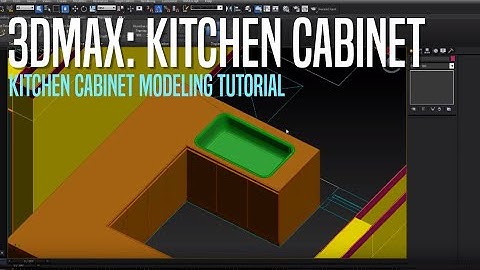 KITCHEN CABINET Modeling Tutorial for beginners Autodesk 3D MAX 2014
