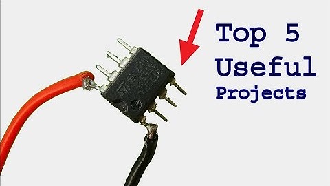 Top 5 Projects with 555 Timer IC (COMPILATION)