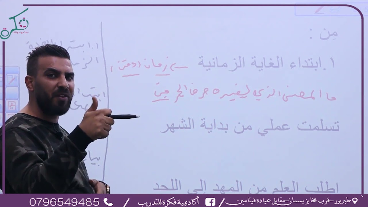 معاني الحروف #توجيهي #الاستاذ أحمد جادالله #الفصل الثاني