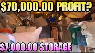 $70,000.00 PROFIT in $7000.00 STORAGE! I bought an abandoned storage unit