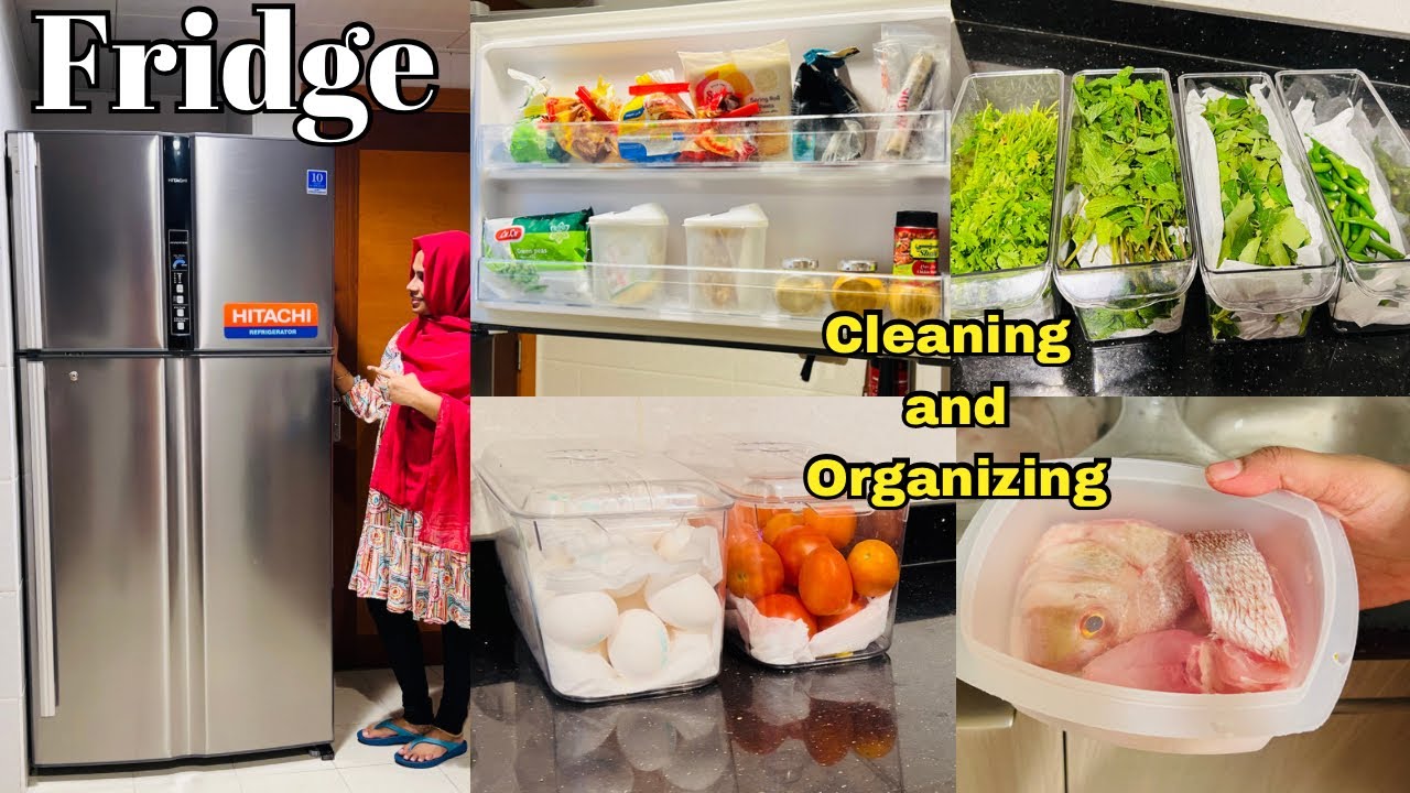 Fridge Tour 🤩!! Fridge എങ്ങനെ organize ചെയ്യാം? |Fridge Organizing and Cleaning | Cleaning Tips