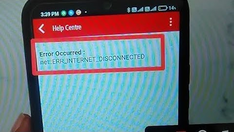 How to fix Error Occurred: net::ERR_INTERNET_DISCONNECTED problem solve in Kotak Bank