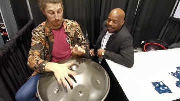Ron Powell | 8 Note Handpan in F Akebono Minor in Gray | Generation 1 | NovaPans Handpans