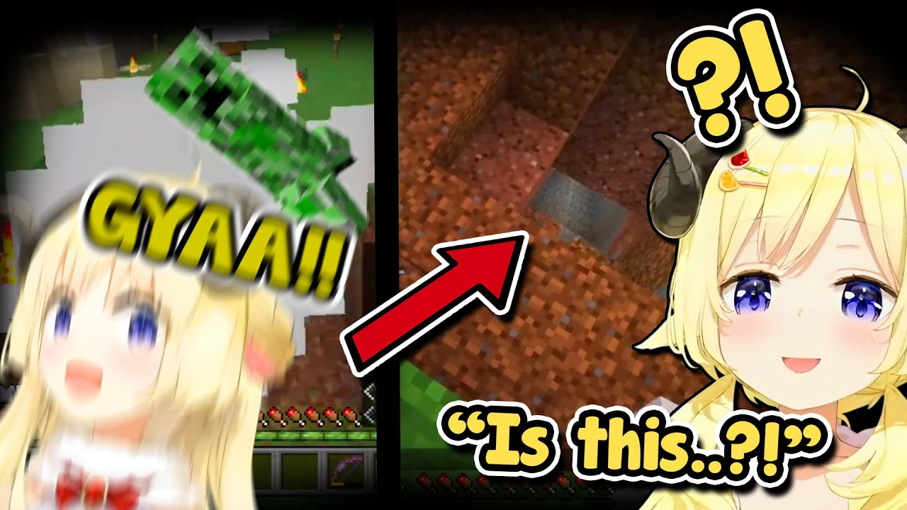 Watame Sniped by a Ninja Creeper And By Chance Discovered..【Hololive】