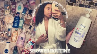MY SHOWER & BODYCARE ROUTINE | FEMININE HYGIENE + SMOOTH SKIN + HOW TO  SMELL GOOD ALL DAY