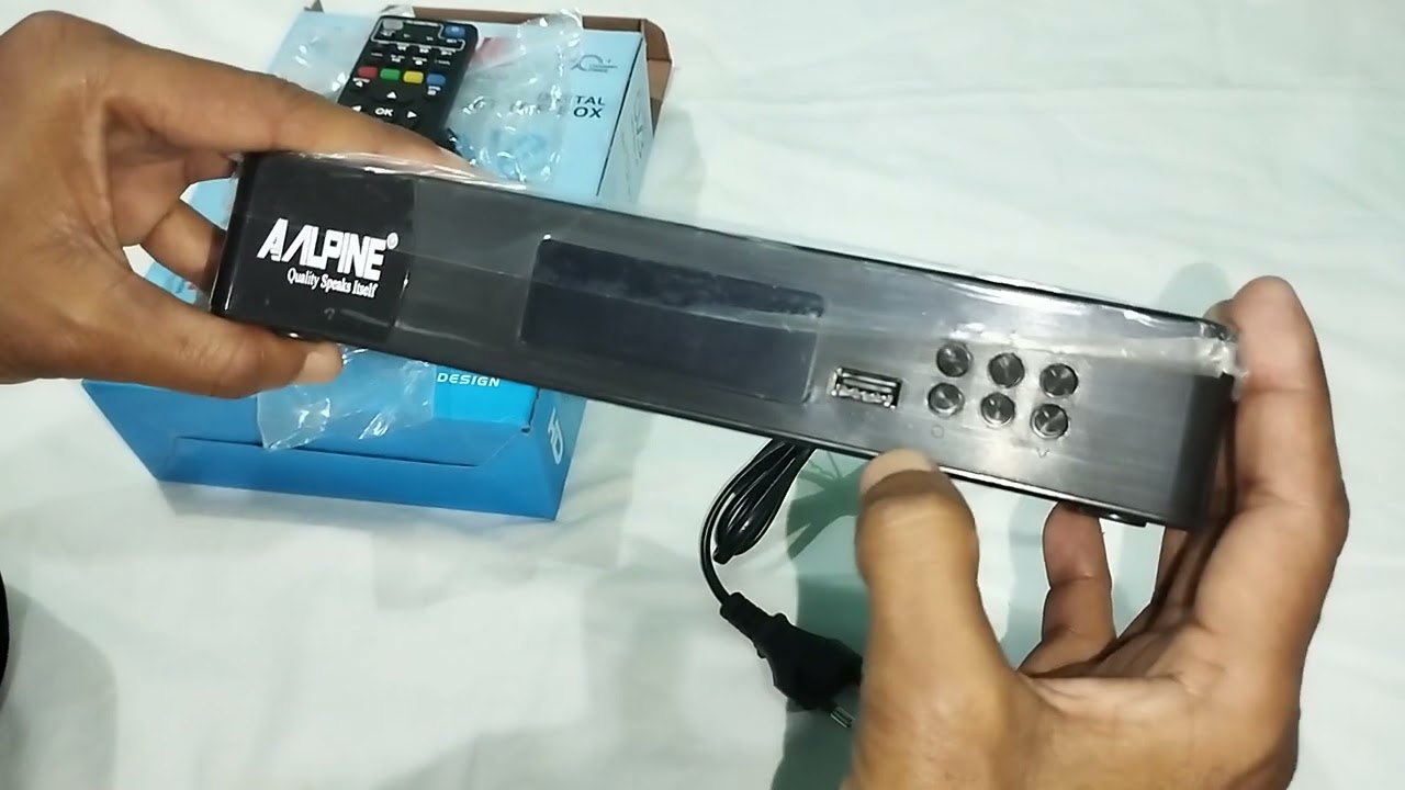 ALPINE TITAN HD SMART DESIGN Full HD SET TOP BOX UNBOXING 2023