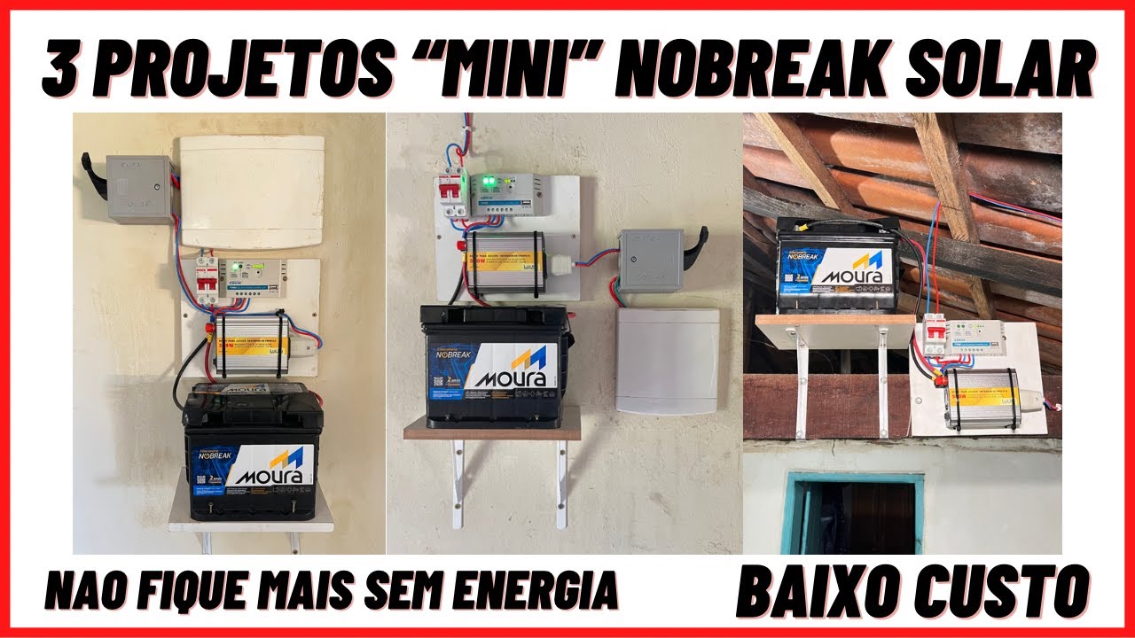 Nobreak Solar de Baixo Custo