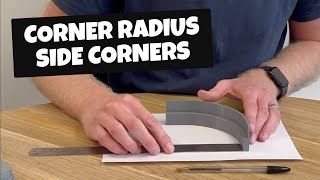 How To Measure A Corner Radius - Part 3 Measuring Side Curves