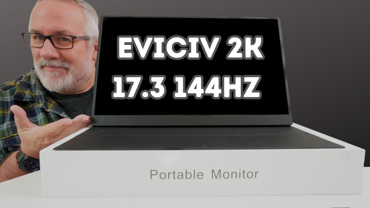 EVICIV 2K 17.3 144Hz Portable Monitor - YouTube