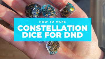 How to make constellation dice using blank inserts !