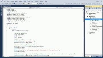 Digital Signing and Verification using CSharp