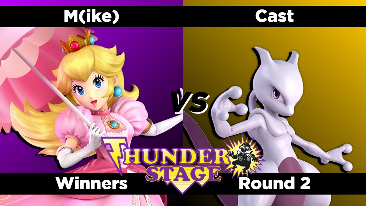 TS 87 - M(ike) (Peach) Vs. Cast (Mewtwo) Smash Ultimate - SSBU