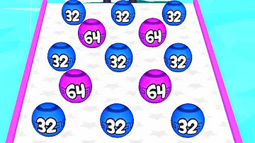 Ball Game Fun Race Run 2048 3D ! All Levels Gameplay (159-162) android,ios