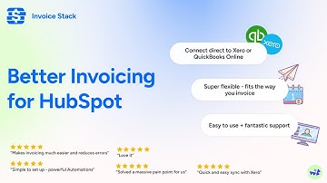Invoice Stack - Better Invoicing for HubSpot. Xero and QuickBooks Online invoicing - made easy.