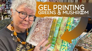 🔵 get’n arty like we do gelli printing mixed media