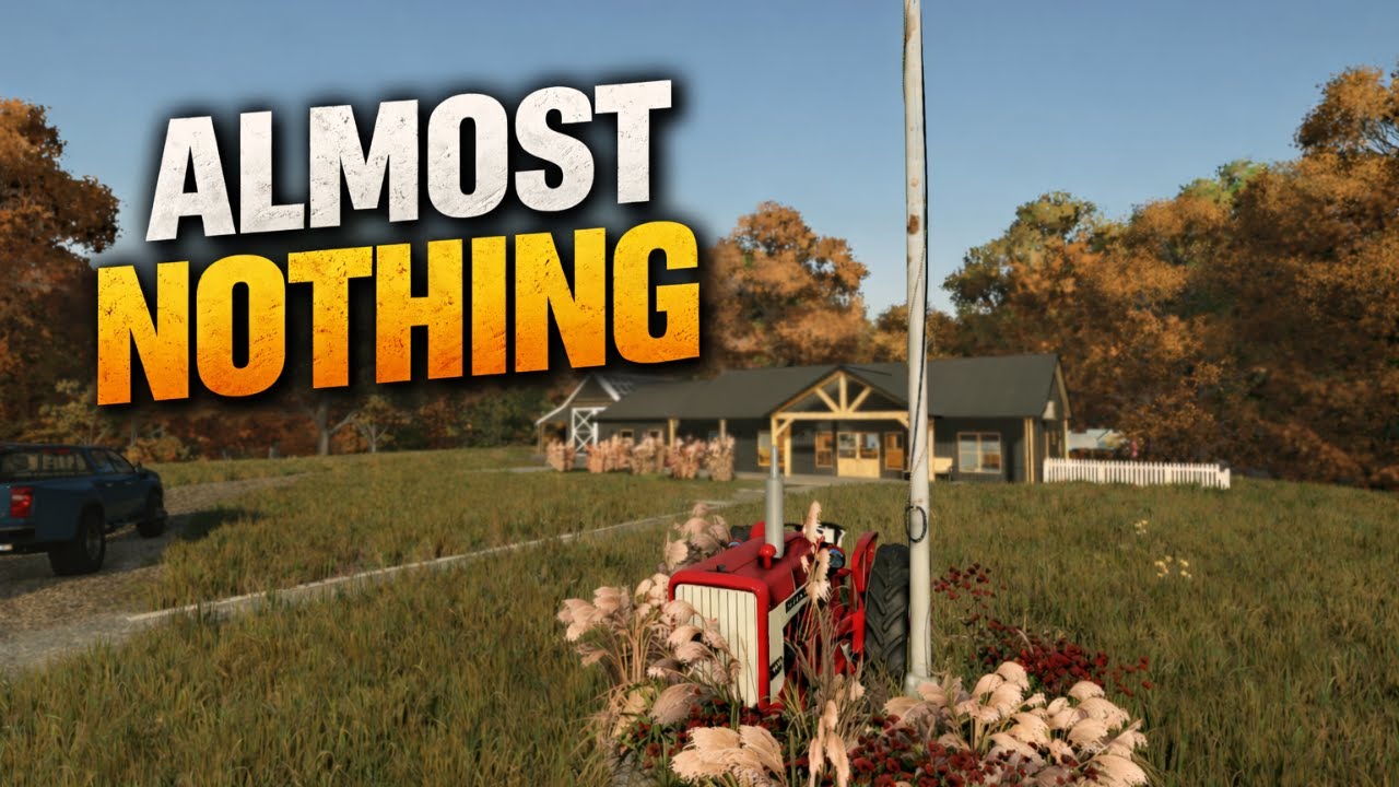 Начиная практически с нуля | Минималистичная ферма FS25 №1