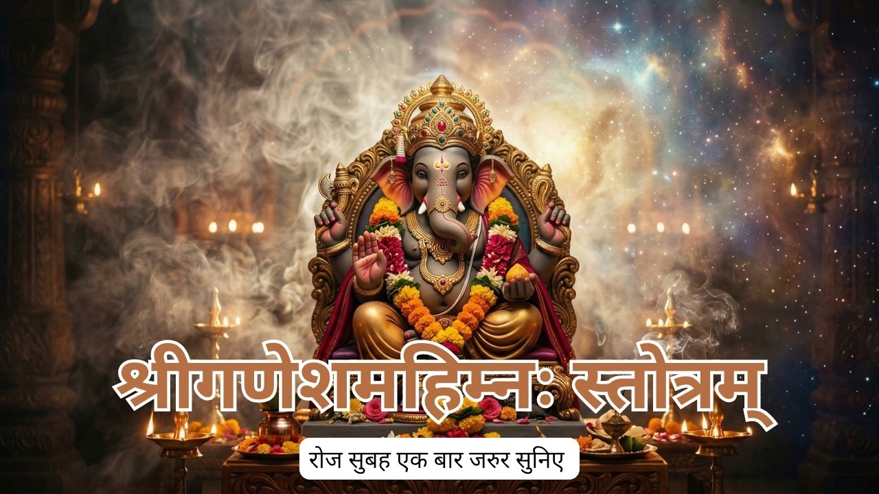 श्रीगणेशमहिम्नः स्तोत्रम् | Ganesh Stotram