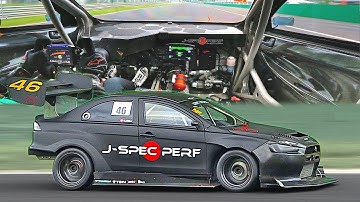 J-Spec Perf 2025 Lancer EVO X Time Attack MONSTER sets new Lap Record at Monza | OnBoard 1.44.537