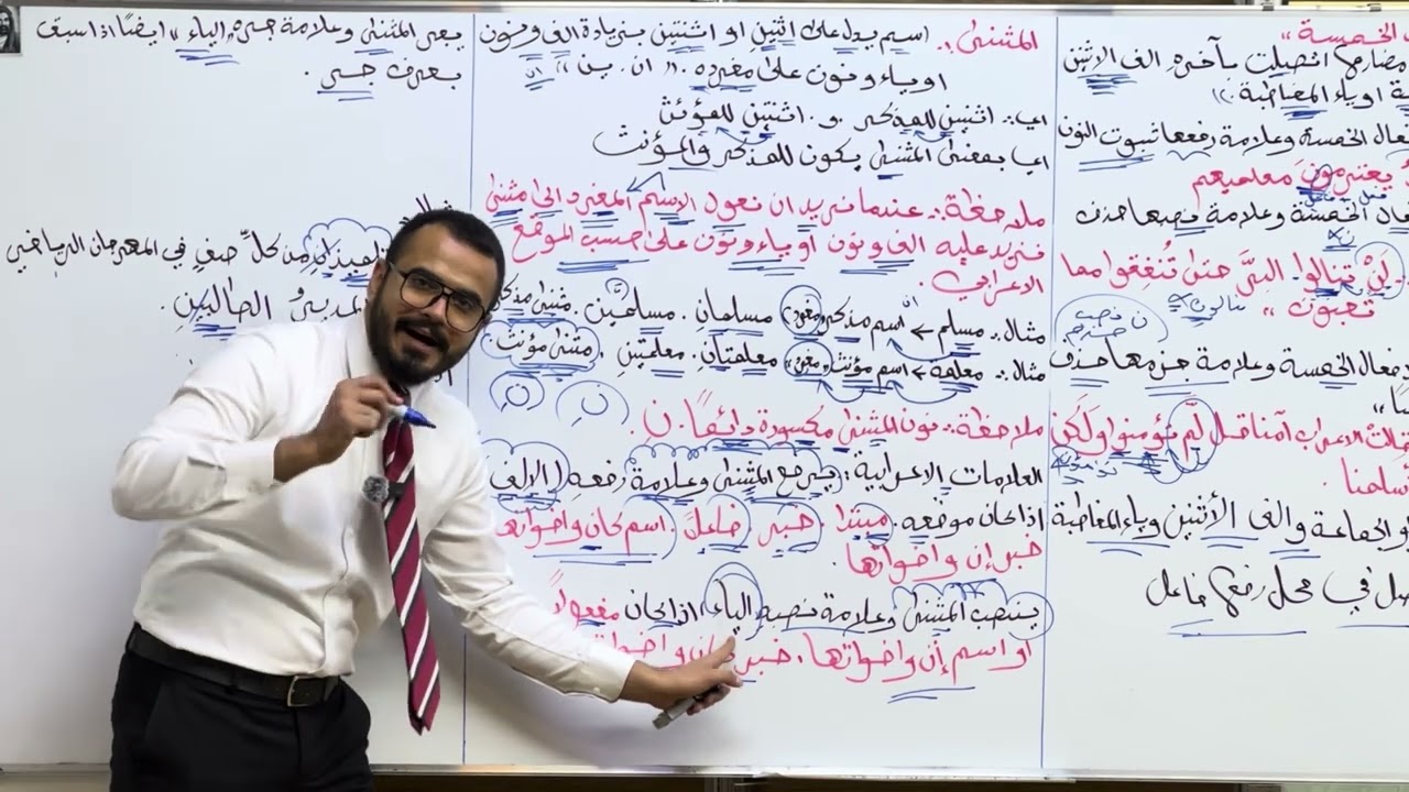 المثنى /المحاضرة السادسة عشر /الصف السادس الابتدائي