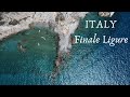 [4K] FLYING OVER ITALY | Finale Ligure | Varigotti