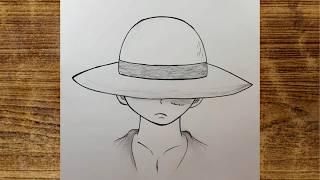 How to Draw Luffy Step by Step | One Piece Pencil Sketch Tutorial How to Draw Luffy Step by Step | One Piece Pencil Sketch Tutorial