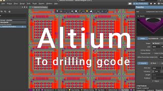 Turn Altium PCB to DXF for drilling