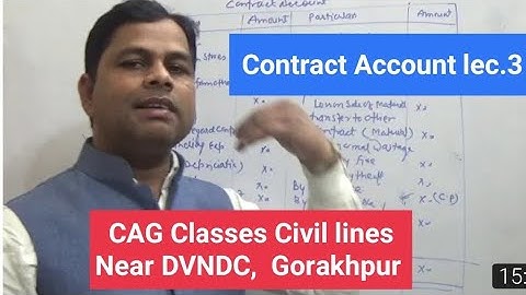 Contract Account lec .3 Incomplete Contract (Costing )