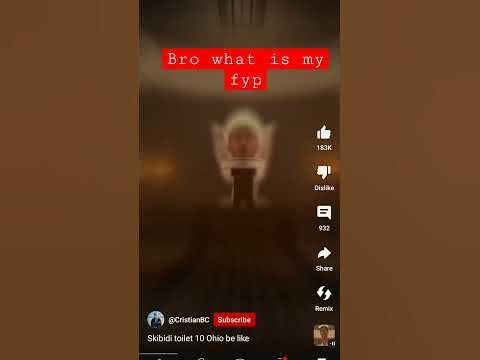 bro my FYP!!!!💀 #viral(skibidi dob toilet if you want to see it) - YouTube