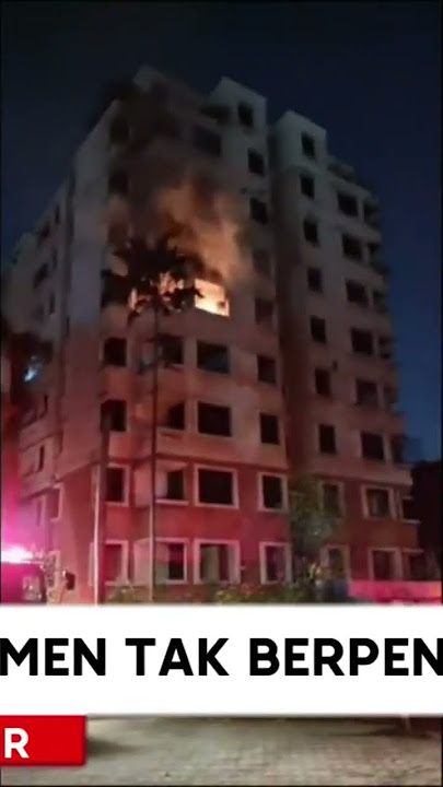 APARTEMEN ANGKER DI SURABAYA TERBAKAR