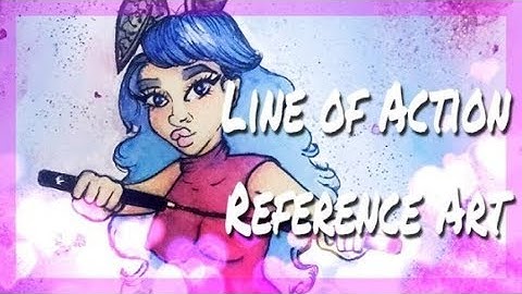 line of action reference art : RianaXoArt