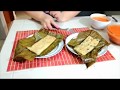 Tamales Torteados de Pollo Molido